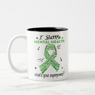 Unterstützung von Geschenken für psychische Gesu Zweifarbige Tasse