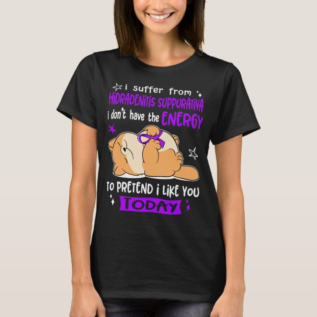 Unterstützung von Hidradenitis Suppurativa Awarene T-Shirt (Vorderseite)