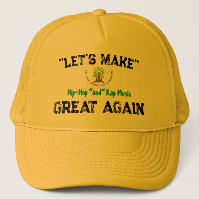 Unterstützung von Jugendmusik- und Kunstprogrammen Truckerkappe (Vorderseite)