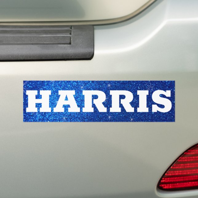 Unterstützung von Kamala Harris 2024 Glitzer Progr Autoaufkleber (Auf Auto)