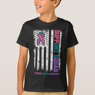Unterstützung von Krebs Schilddrüsenkrebs T-Shirt