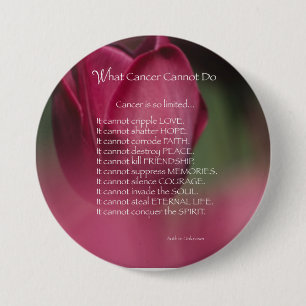Unterstützung von Krebs, was Krebs nicht kann, Blu Button