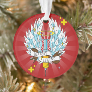 Unterstützung von Legend Gamer Weihnachten Ornament