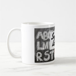 Unterstützung von Lese- und Schreibtischgesprächen Kaffeetasse