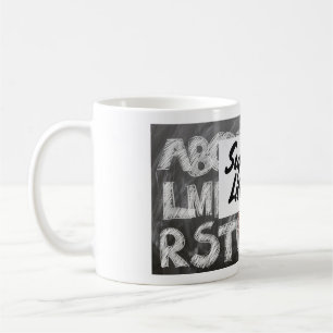 Unterstützung von Lese- und Schreibtischgesprächen Kaffeetasse