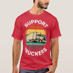 Unterstützung von Lkw, Lkw-Anhängern, Sattelschlep T-Shirt