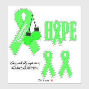 Unterstützung von Lymphomen Krebs Aufkleber