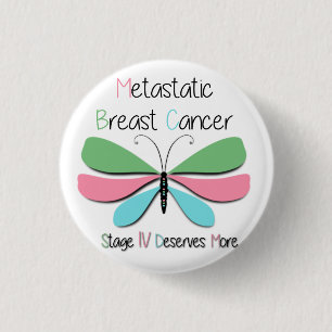 Unterstützung von metastasiertem Brustkrebs Button