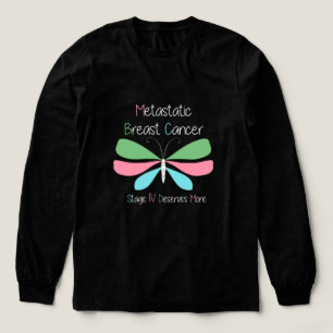 Unterstützung von metastasiertem Brustkrebs Tri-Blend Shirt