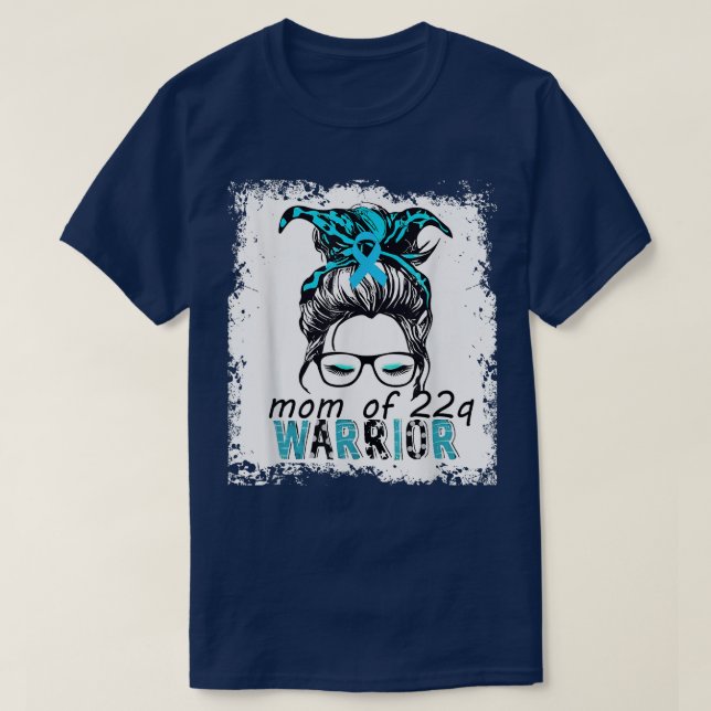 Unterstützung von Müttern mit 22q T-Shirt (Design vorne)