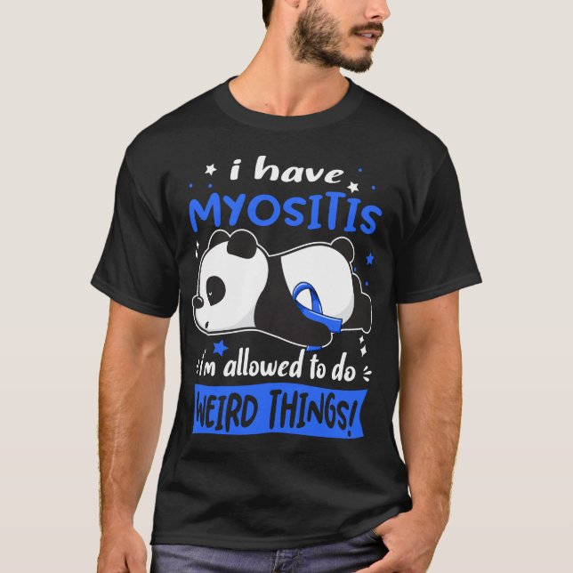 Unterstützung von Myositis Sensibilisierungsmaßnah T-Shirt (Vorderseite)