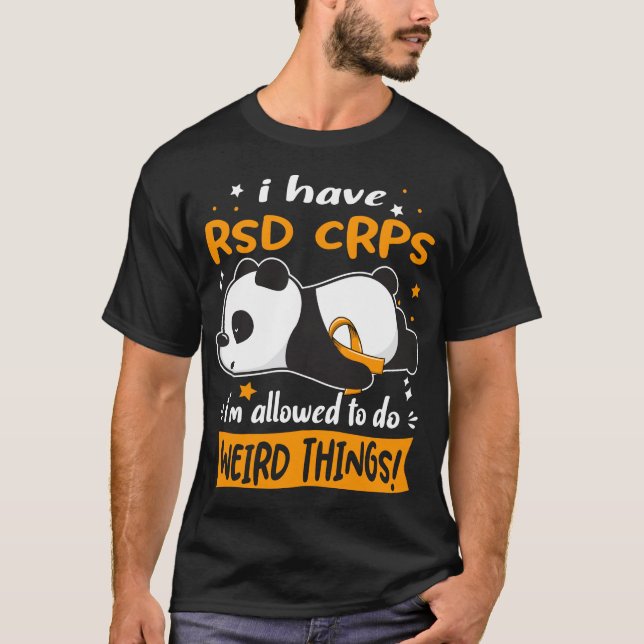 Unterstützung von RSD CRPS-Sensibilisierungsmaßnah T-Shirt (Vorderseite)