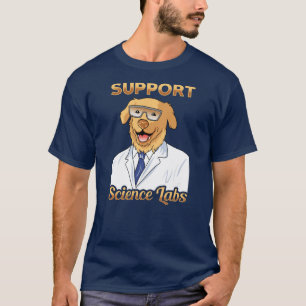 Unterstützung von Science Labradors Labrador Gag T-Shirt