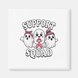 Unterstützung von Squad Breast Cancer Awareness Ni Magnet
