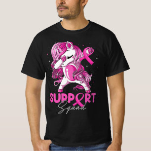 Unterstützung von Squad Brustkrebs-Bewusstsein Pin T-Shirt