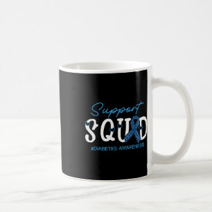 Unterstützung von Squad Costume Blue Ribbon Diabet Kaffeetasse