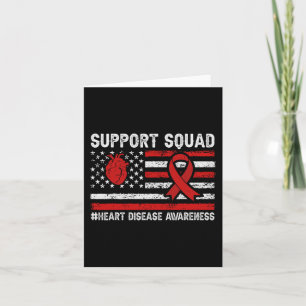 Unterstützung von Squad Heart Diseases Awareness M Karte