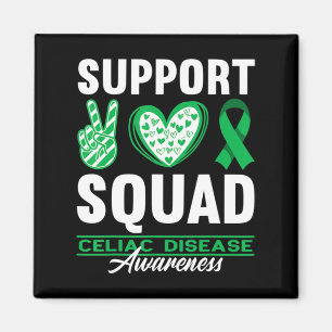 Unterstützung von Squad I Glutenfreiem Zöliakie Magnet