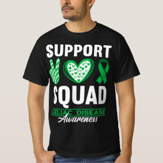 Unterstützung von Squad I Glutenfreiem Zöliakie T-Shirt