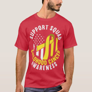 Unterstützung von Squad I Gold Awareness Ribbon I  T-Shirt