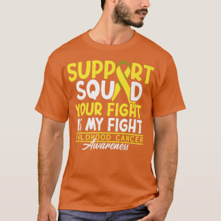 Unterstützung von Squad I Gold Awareness Ribbon I  T-Shirt