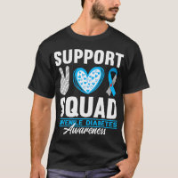 Unterstützung von Squad Juvenile Diabetes T1D Typ