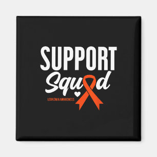 Unterstützung von Squad Leukämie Bewusstsein 3 Magnet