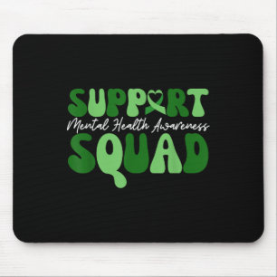 Unterstützung von Squad Mental Health Awareness Gr Mousepad