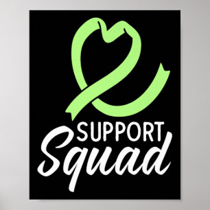 Unterstützung von Squad Mental Health Awareness Gr Poster