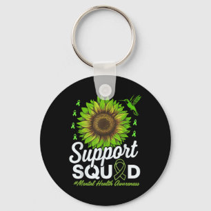Unterstützung von Squad Mental Health Awareness Gr Schlüsselanhänger