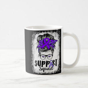 Unterstützung von Squad Messy Bun Lila Warriorepil Kaffeetasse