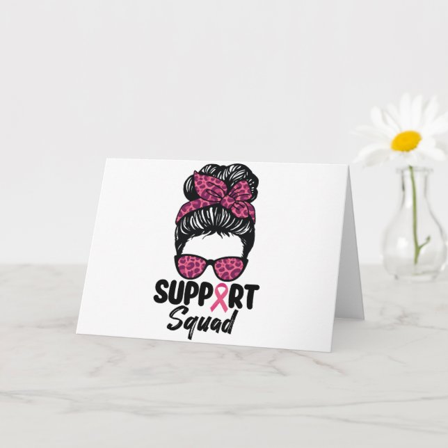 Unterstützung von Squad Messy Bun Pink Krieger Bru Karte (Kleine Pflanze)