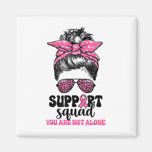 Unterstützung von Squad Messy Bun Pink Krieger Bru Magnet