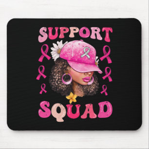 Unterstützung von Squad Messy Bun Pink Krieger Bru Mousepad