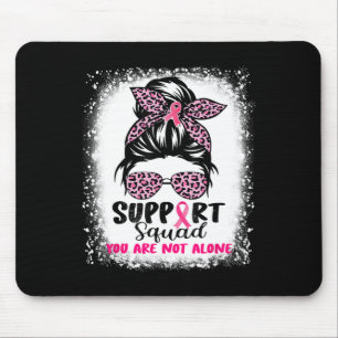 Unterstützung von Squad Messy Bun Pink Krieger Bru Mousepad