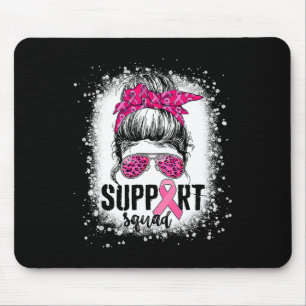 Unterstützung von Squad Messy Bun Pink Krieger Bru Mousepad