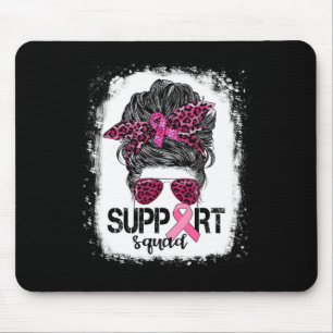 Unterstützung von Squad Messy Bun Pink Krieger Bru Mousepad