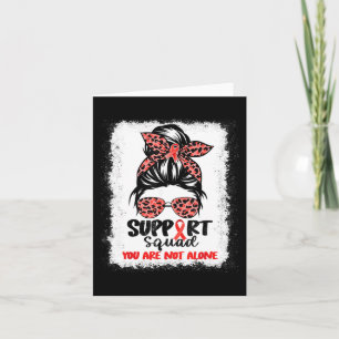 Unterstützung von Squad Messy Bun Red Warrior Bloo Karte