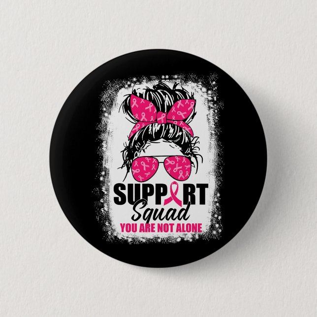 Unterstützung von Squad Messy Bun Warrior Breast C Button (Vorderseite)