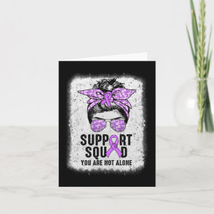 Unterstützung von Squad Messy Bun Warrior Lila Epi Karte