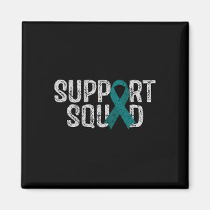 Unterstützung von Squad Ovarian Cancer Awareness C Magnet