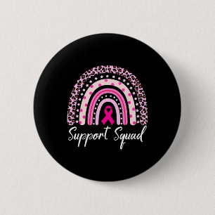 Unterstützung von Squad Pink Rainbow Leopard Brust Button