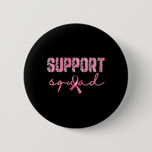 Unterstützung von Squad Pink Ribbon Leopard Brustk Button