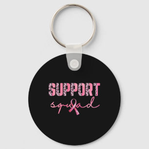 Unterstützung von Squad Pink Ribbon Leopard Brustk Schlüsselanhänger