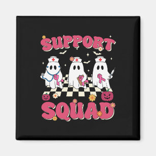 Unterstützung von Squad Retro Groovy Nurse Brustkr Magnet
