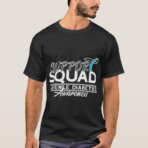 Unterstützung von Squad T1D Typ 1 Diabetes-Bewusst T-Shirt