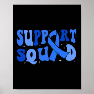 Unterstützung von Squad Typ 1 Diabetes Awareness T Poster