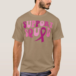 Unterstützung von Squad Wavy Brustkrebs für Frauen T-Shirt