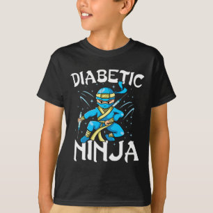 Unterstützung von T1D Diabetikern Ninja Typ 1 Diab T-Shirt