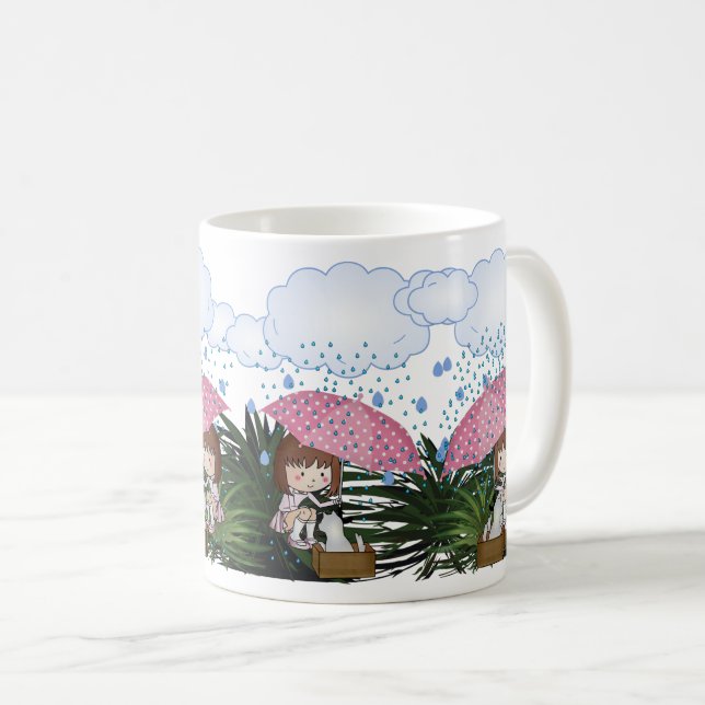 Unterstützung von Tierliebhabern und Haustieren Kaffeetasse (VorderseiteRechts)